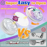 WATERELF Transparent Putty Slime for Kids, Fidget Sensory Artistic Therapy Putty Toys for Boys Girls Adults, Stress Relief Non-Sticky, 3.11 Inch 3.2 Oz – Crystal