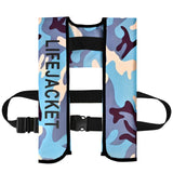 Meenoutt Adult Automatic Inflatable Kayak Vest PFD,Water Sports Vest for Boating Fishing Kayaking SUP Paddleboarding（fit Weight Below 330 lbs）