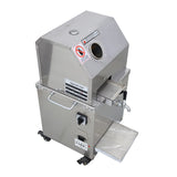 Commercial Electric Sugar Cane Juicer, Sugarcane Press, 3 Rollers 304 Stainless Steel Sugarcane Juicing Extractor, Sweet Sorghum Press Machine with Water Injection Cleaning Hole, 110V 750W TECHTONGDA