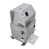 TECHTONGDA Sugarcane Press 110V 3 Rollers Sugar Cane Juicer Electric Sugar Cane Ginger Press with 304 Stainless Steel Rollers and Water Injection Hole 660lb/h Productivity for Commercial Use