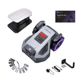 ANTHBOT M9 Pre-Order Set, Robot Lawn Mower Perimeter Wire Free. Includes Garage, NetRTK, 4G Service, RTK Wall Mount Kit, 15pcs Blades. Automatic Mapping Zone Division, 1/4 Acre, 45% Slope