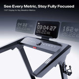 1st Smart Home Treadmill only for Marathoner, UREVO Quiet Treadmills for Home with Dual Brushless 4.0 HP Motorized, 12.5 MPH Foldable Treadmill