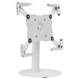 Mount-It! Universal Tablet Countertop Stand, Secure Kiosk Mount, White