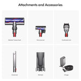 Dyson V8 Cordless Vacuum, Cleans Hard Floors and Carpets, Detangles, Converts to Handheld, 115AW, 2 Power Modes, Up to 40 Minutes¹