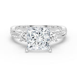 MSBLUE® Moissanite Engagement Ring, 1.5CT Princess-Cut Size 9
