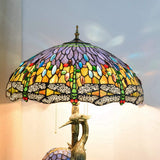 GAUUA Tiffany Table Lamp 18" Tiffany Style Large Table Lamp Dark