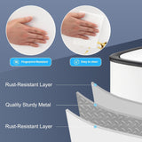 Automatic Trash Can with Lid,50l/13.2gal Touchless Motion Sensor Kitchen Trash Bin,Soft-Close Slim Garbage Can for Bathroom Living Room Office