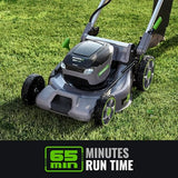 NovorikX 60V Self-Propelled Lawn Mower 21-Inch, Brushless Cordless Mower for Large Yards, Electric with LED Headlight, 5.0Ah Battery & Rapid Charger