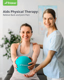 Trideer Pilates Ball 9 Inch Core Ball, Small Exercise Ball with Exercise Guide Barre Ball Mini Yoga Ball for Pilates, Yoga, Core Training, Physical Therapy, Balance, Stability, Stretching (‎Turkis) Trideer