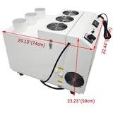 HQHAOTWU Commercial Ultrasonic Humidifier Cooler Sprayer 20KG/h Industrial Mist Maker Portable Mist Fog Making Humidifier for Warehouse Large Room Greenhouse