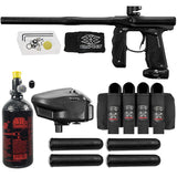 Maddog Empire Mini GS Advanced Paintball Gun Starter Package - Dust Black 2-pc Barrel