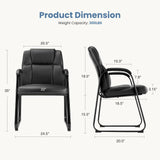DUMOS Waiting Room Chairs Set of 2, Office Guest Chair for Reception