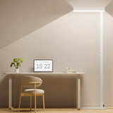 Honeywell 6000LM LED, 60W Modern Natural Daylight 4000K Dimmable 77" Tall Floor Lamps for Living Room Kids Study Home Office White