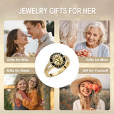 Oseew 2027 High School Class Ring Custom College Graduation Ring Women