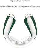 HCUCTOS Neck Massager with Heat, Cordless for Pain Relief Portable Relaxer Smart Cervical Use at Office Home Outdoor Gifts for Mother Father