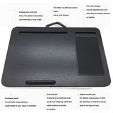 ONMYJFD Laptop Desk Stand Portable Wood Tablet Table Ergonomic Lap Desk