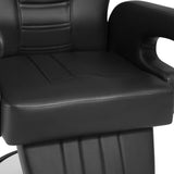 Artist hand Barber Chair for Barbershop Hydraulic Recliner Salon Chair 360 Degree Swivel with Adjustable Headrest Wide Seat Shampoo Spa Beauty Equipment for Hair Stylist