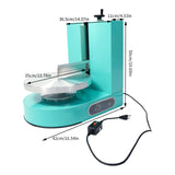 banborba Cake Decorating Machine, Automatic Cake Cream Spreading Machine, Low Noise Cake Frosting Machine, Cake Icing Machine, Turntable with Adjustable Scraper, for 4" to 12" Cake, 60-320RPM Speed