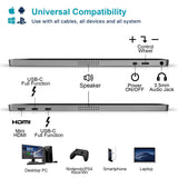 KYY Portable Monitor 15.6" 1080P Computer Monitor Screen Extender w/Cover