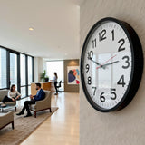 Ultimate Wall Clock |14 Inch | Modern | Atomic | Analog | Home | Office | School | Gym | Indoor | Outdoor | Sets Automatically | Unbranded | Classic | Battery Operated | Modern Décor