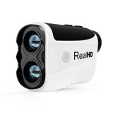 Real HD Golf Rangefinder with Slope, 1,200 Yards Range Finder Golf, 7X Magnification with Magnet, Flag Lock Vibration