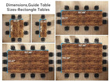 Tribesigns 78.74-Inch Conference Table Set,13FT Conference Room Table, Large Rectangle Meeting Seminar Tables