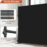 Room Divider, 72x72Inch Large Single Panel Privacy Screen with Thickened Fabric,Freestanding Partition Wall for Room