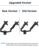 MOUNTUP Dual Monitor Wall Mount for 2 Max 32 Inch Computer Screen, Fully Adjustable Double Monitor Arm, Wall Mounted Monitor Holder Support 4.4-19.8lbs Display, VESA Bracket 75x75, 100x100