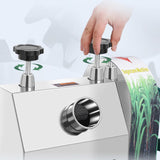 Manual Sugarcane Juice Machine, Commercial Sugar Cane Press, 3 Rollers Sugar Cane Juicer, Sugarcane Extractor, Sugar Cane Juice Squeezer with Handwheel and Two Knives for Homes and Shops TECHTONGDA