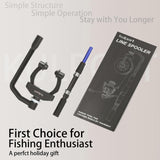 Fishing Line Spooler, No Line Twist, Adjustable line Winder, Portable for Spinning & Casting and Trolling Reel
