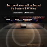 Formovie Theater Ultra Short Throw 4K Laser Projector | Triple Laser Projector with Dolby Vision & Built-In Speakers