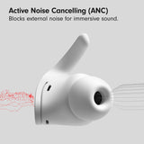 True Wireless Noise Cancelling Earbuds - Apple H1 Headphone Chip, Compatible with Apple & Android, White Beats