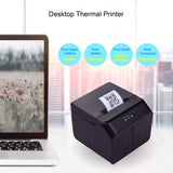 GRSJKRI Desktop 58mm Thermal Label Printer Wired Barcode BT Connection Support ESC/POS