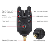 Lixada Fishing Bite Alarm,Sensitive Fishing Bite Alert Sound Alarm Sensitively,Fishing Bite Indicators with LED Lights for Daytime/Night Carp Fishing Outdoor