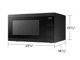 SAMSUNG 1.9 cu. ft. Countertop Microwave with Sensor Cooking, Matte Black Stainless Steel, MS19DG8500MTAA