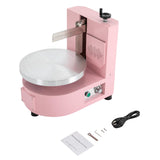 BGSHKAL Cake Decorating Machine, 80W Cake Cream Spreading Coating Smearing Machine 4-12 Inch Automatic Cream Spreading Stainless Steel Cake Scraper 0-200rpm Speed 11 Gears Spatula Holder Power Button