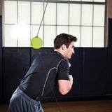 PER4M Quick Puncher Boxing Equipment: Black Punching Bag with Stand - Height-Adjustable Reflex Ball for Exercise Equipment, Home Gym, and Boxing Reflex Ball Training PER4M