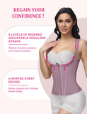 SHAPSHE Waist Trainer for Women, Tummy Control Sports Girdle, Workout Body Shaper with Adjustable Shoulder Strap