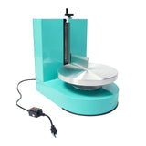 Electric Cake Decorating Machine 4-12 Inch, Adjustable Cake Cream Smooth Coating Decoration Machine with LCD Display, 110-220V (Green)
