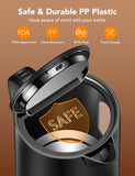 Smart Kettle Temperature Control 1.7L, 1500w WiFi Tea Kettle Electric with LED Indicator Lights GoveeLife