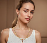 ONTHOLOGIE Gold Vermeil 3.8 mm Rope Chain Necklace for Women - 30 Inch 18k Gold Vermeil Sterling Silver 925K Necklace, Trendy Gifts and Necklaces for Her