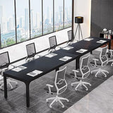 Tribesigns 13FT Conference Table,Large Rectangle Meeting Seminar Table for 10-14 Person