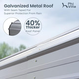 PHI VILLA 14X35 RV Carport, Metal Carports Canopy Heavy Duty Car Garage