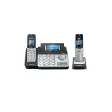 2 Handset 2-Line Cordless Phone System for Home or Small Business with Digital Answering System & Mailbox on each line, Silver VTech