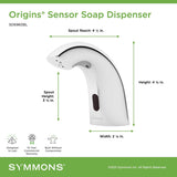 Symmons, SD6960BL, Origins Sensor Soap Dispenser with Touchless ActivSense Technology, Polished Chrome