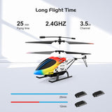 4DRC M5 RC Helicopter for Kids 3-12 and Beginners, Remote Control Helicopter with Altitude Hold, 2 Batteries with 30Mins Flight，Whole Alloy Toy for Boys Girls Indoor Gift