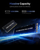 Laptop with Windows 11,15.6 inch Laptop Computer with Intel 12-Core i5 Processor (Up to 4.5GHZ),16GB RAM 512GB SSD,WiFi 6, Webcam,Intel Iris Xe Graphics,High Performance Laptops for Student,Business