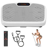 WATEYA Vibration Plate Exercise Machine, 200 Adjustable Speed Levels, 450 Lbs Capacity, Ideal for Vibration Plate for Lymphatic Drainage, Weight Loss & Whole - Body Workout (White)