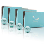 Trust Golf Ball, Aurora ICY Blue, Soft, Distance, Straight Flight | 3-Piece (ICY Blue, 48 Balls) Trust