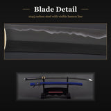 Orchid Katana, 1045 Carbon Steel Hand Forged Full Tang Japanese Sword